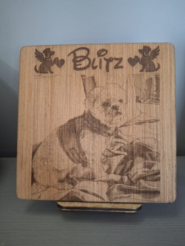 Foto op hout