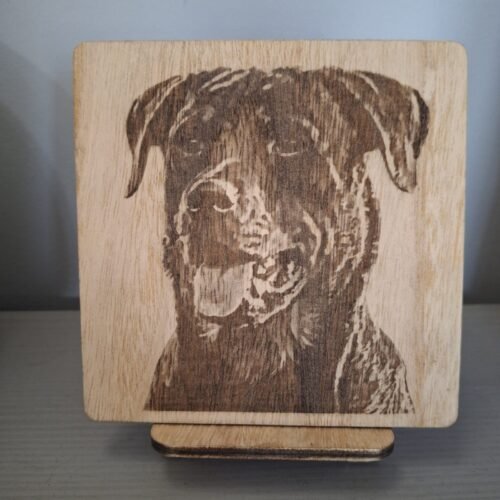 Foto op hout