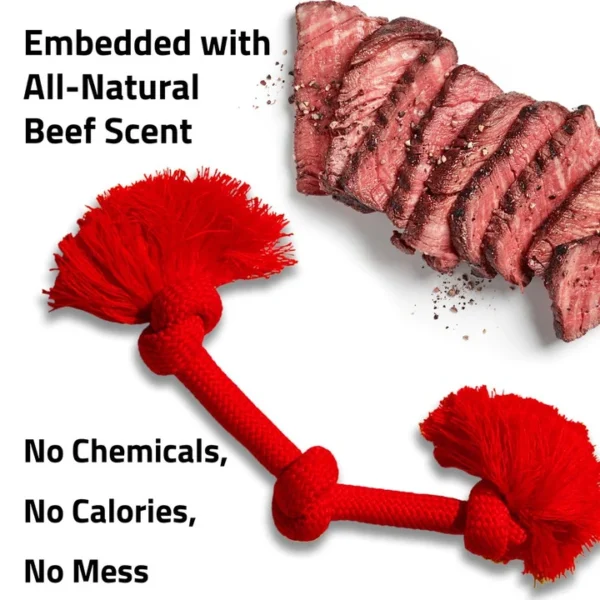 Playology - Dri-tech Rope - Beef - Large
