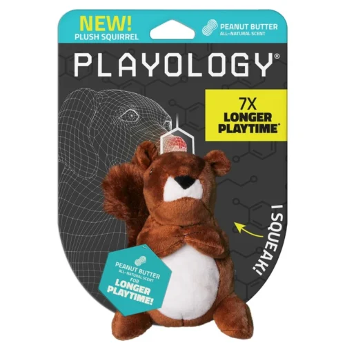 Playology - Plush Squirrel – Peanut Butter – Small