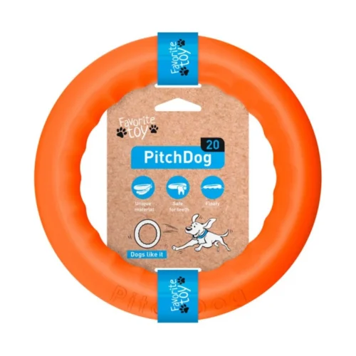PitchDog - Fetch Ring Orange 20